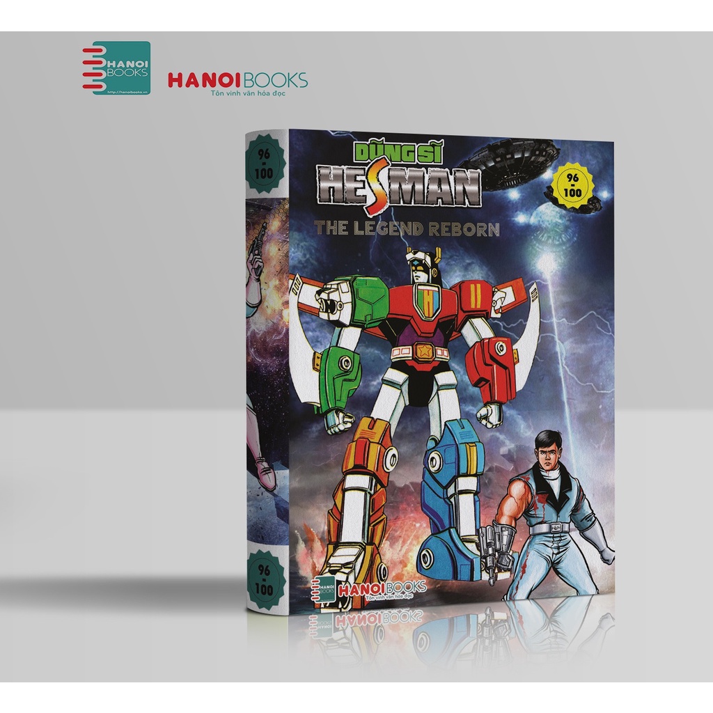 Sách - Combo 4 Gồm 5 Boxset Dũng Sĩ HesMan