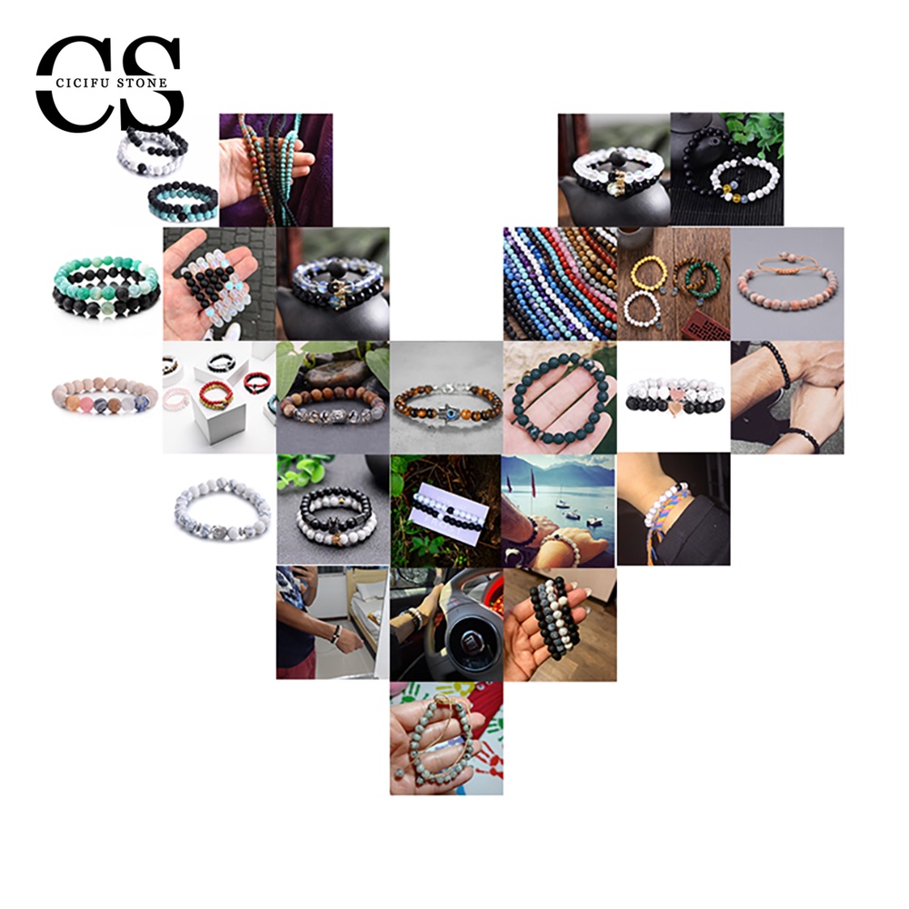 DIY Imitation Loose round beads tourmaline 6-10mm for making accessories