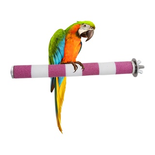 Bird Pet Parrot Stand Toys Chew Paw Grinding Colorful Cage Branch Pe thumbnail
