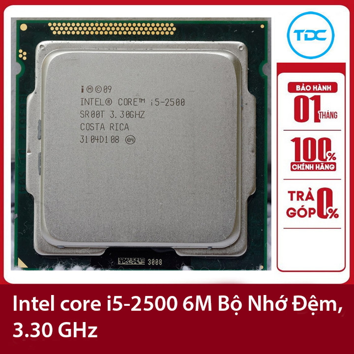 Bộ vi xử lý Intel CPU Core i5 2500 3.70GHz ,95w 4 lõi 4 luồng, 6MB Cache Socket Intel LGA 1155 | BigBuy360 - bigbuy360.vn