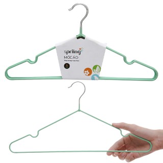 Móc treo quần áo set 10c loại đẹp treo thoải mái ko lo bị tuột, bề mặt nhẵn không lo bị xước quần áo