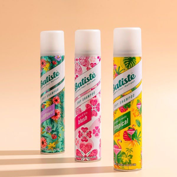 Dầu Gội Khô Batiste Dry Shampoo 200ml Đủ Mùi