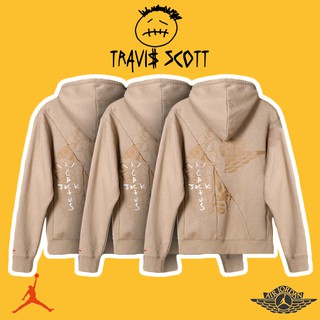 ⚡️[Hight Quality] - Áo hoodie Travis Scott Jordan 6 British Khaki