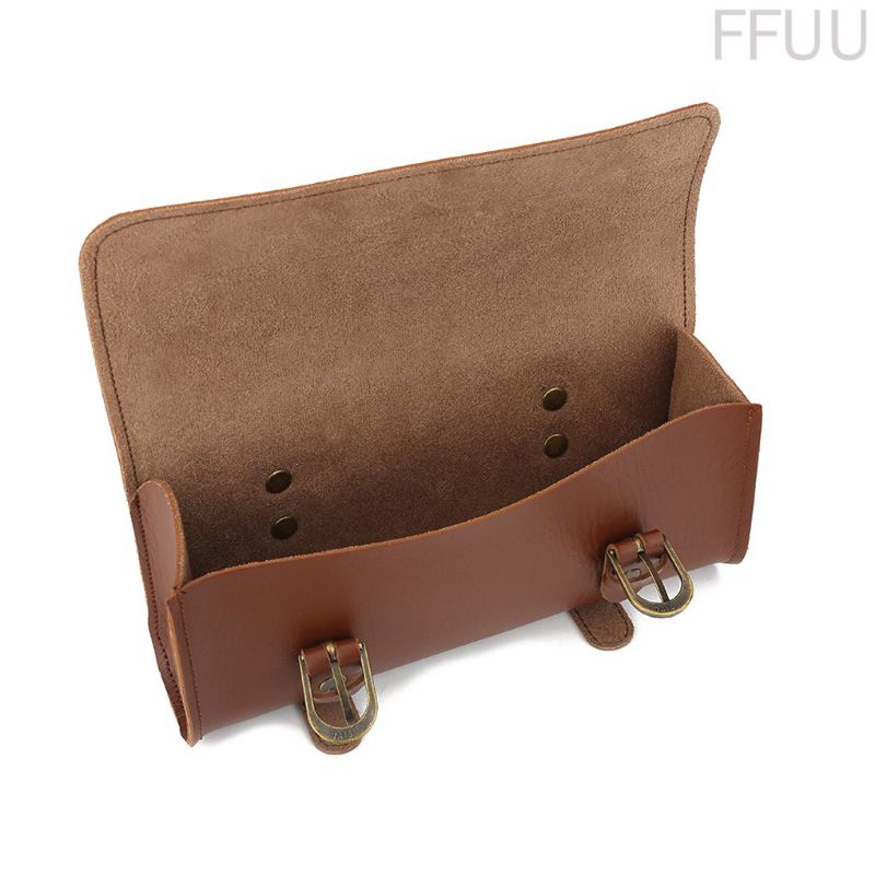 Túi da treo xe đạp ,xe máy phong cách cổ điển