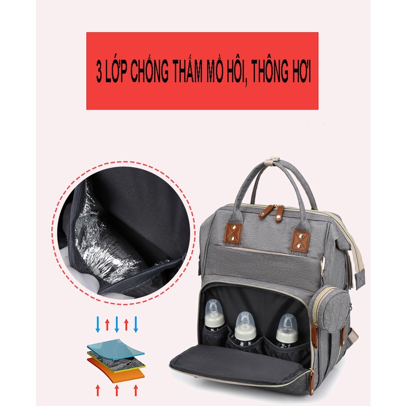 Balo cũi du lịch Hàn Quốc cao cấp cho bé nhỏ gọn tiện lợi dễ dàng di chuyển mọi nơi