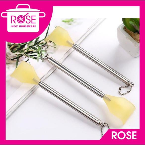 Cây gãy lưng inox kéo dài tiện dụng - gãi lưng rút gọn hình bàn tay