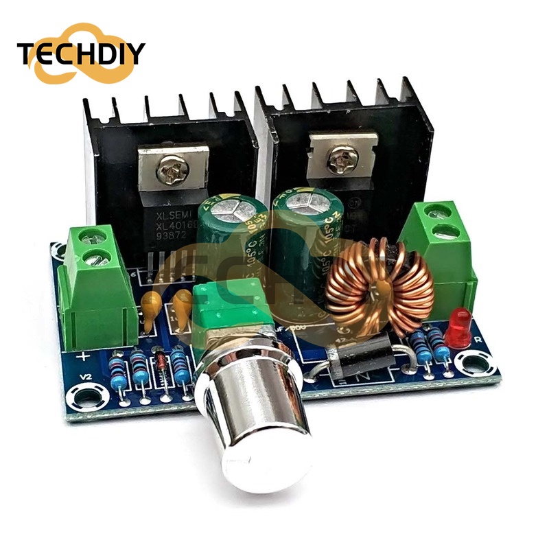 Mô Đun Giảm Áp XH-M401 DC-DC XL4016E1 PWM 4-40V Xuống 1.25-36V 8A 200W