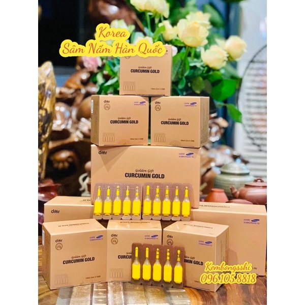 TINH NGHỆ NANO CURCUMIN GOLD SAMSUNG DMR -  SẢN PHẨM CHĂM SÓC SỨC KHOẺ CAO CẤP HÀN QUỐC