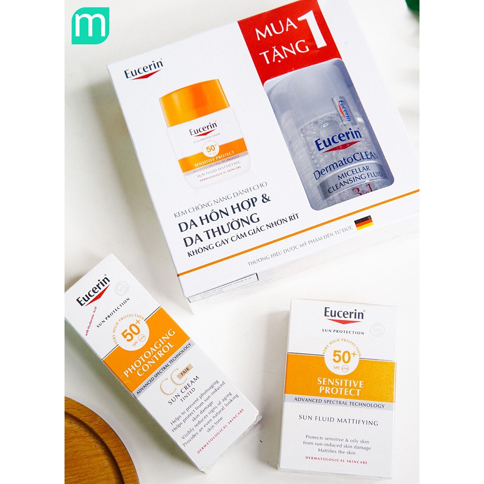 Kem Chống Nắng Eucerin Photoaging Control SPF50 Fair Tinted