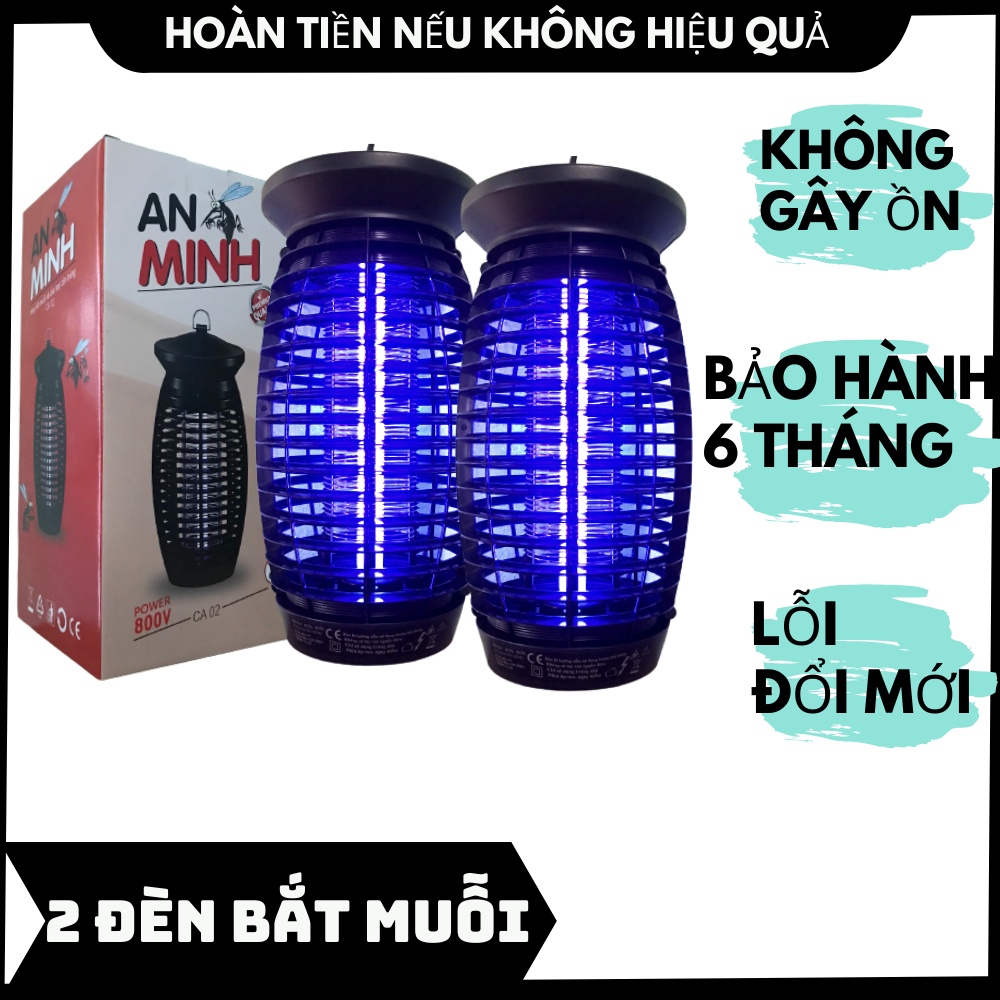 combo 2 đèn bắt muỗi và côn trùng An Minh Model CA02