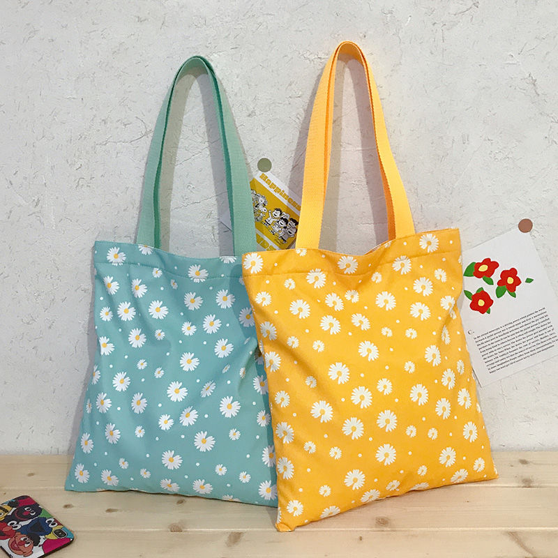 Daisies Tote Bag GD Peaceminusone Túi Xách Nữ Vải Bạt Thời Trang Hàn G-DRAGON BIGBANG