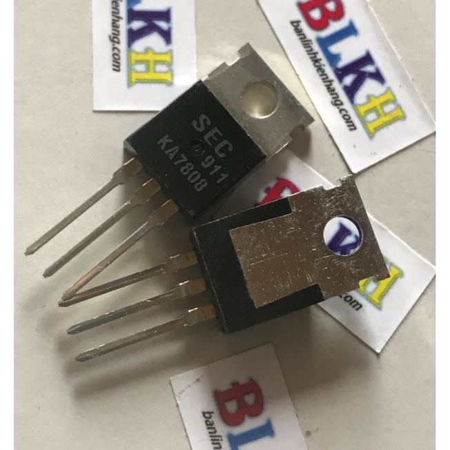 combo 3 con IC nguồn KA7808 7808 TO-220 chính hãng SEC