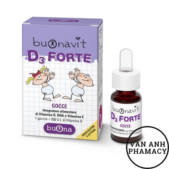 Buonavit D3 Forte - Bổ sung D3 và DHA công thức hoàn toàn mới