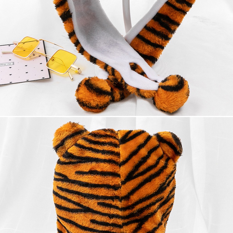 Mũ Tai Thú Nhồi Bông Dễ Thương Cho Bé