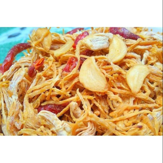 1kg khô gà bơ tỏi ngon