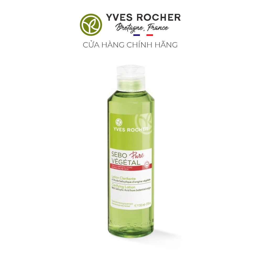 Lotion Cân Bằng Da Yves Rocher Clarifying Lotion 150ml