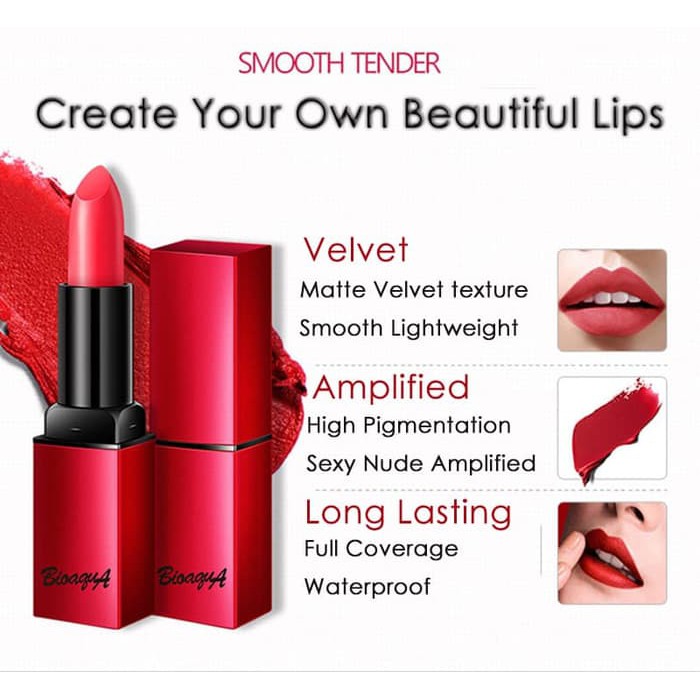 (hàng Mới Về) Son Lì Màu Sắc Quyến Rũ Bqy6538 Bioaqua | BigBuy360 - bigbuy360.vn