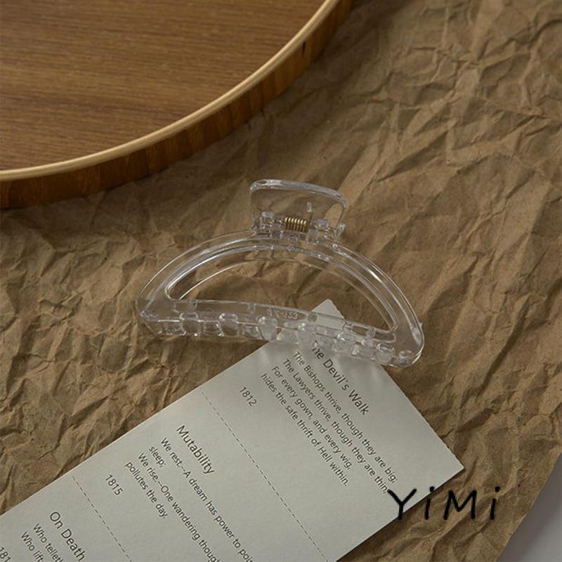 Kẹp tóc hình cá mập trong suốt đáng yêu cho bé gái