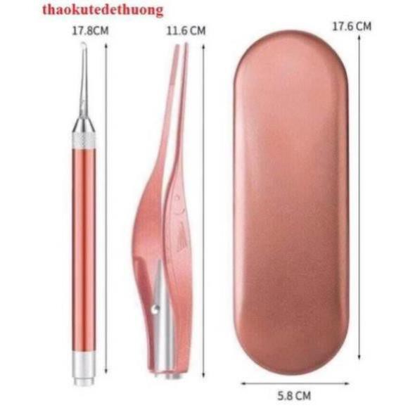 Bộ Soi Tai Có Đèn Có Hộp Đựng Bằng Sắt