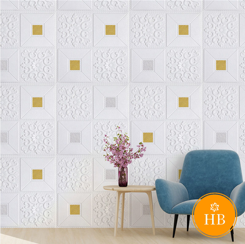 Rất rẻ Xốp dán tường giả gạch 3D - kích thước 35cm x 35cm siêu dinh bền đẹp phong cách | BigBuy360 - bigbuy360.vn