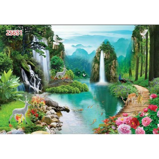 Tranh dán tường phong thủy T01