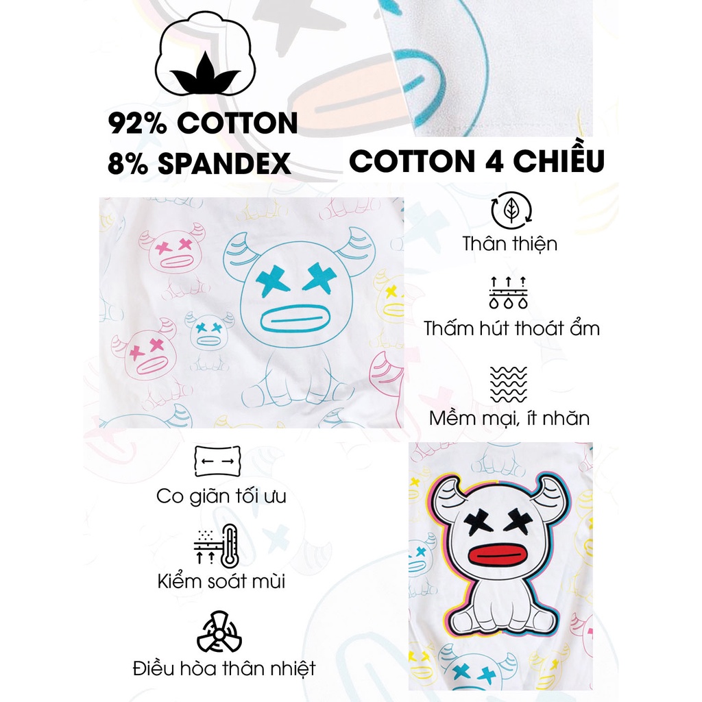 Áo Thun Nam Tay Ngắn Cổ Tròn Linh Vật Bbuff Y2010 Ver3 20274|YaMe|