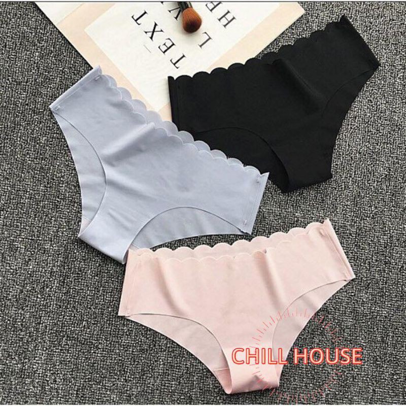 Quần lót đúc su không đường may cạp viền sóng siêu đẹp 1033 - CHILLHOUSE