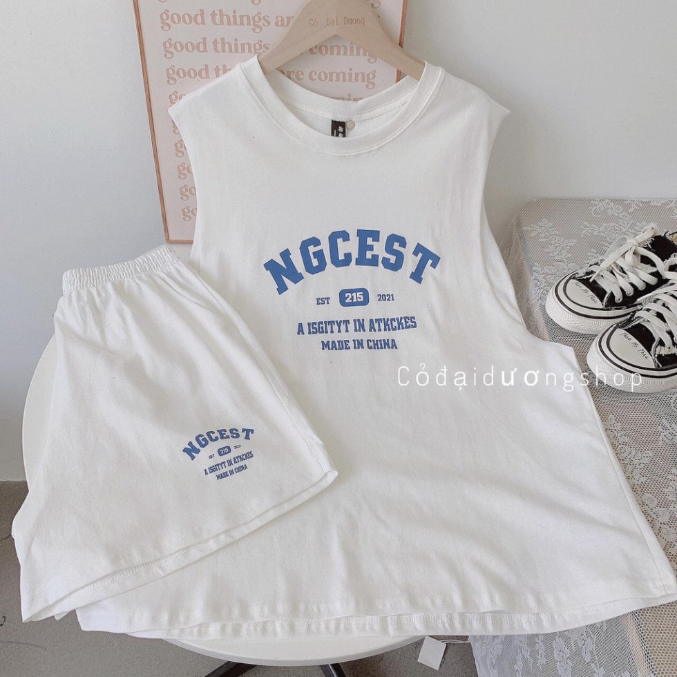 Bộ Tanktop  [FREESHIP]🍁 Set thụng ba lỗ cotton siêu xinh 🍁 | BigBuy360 - bigbuy360.vn