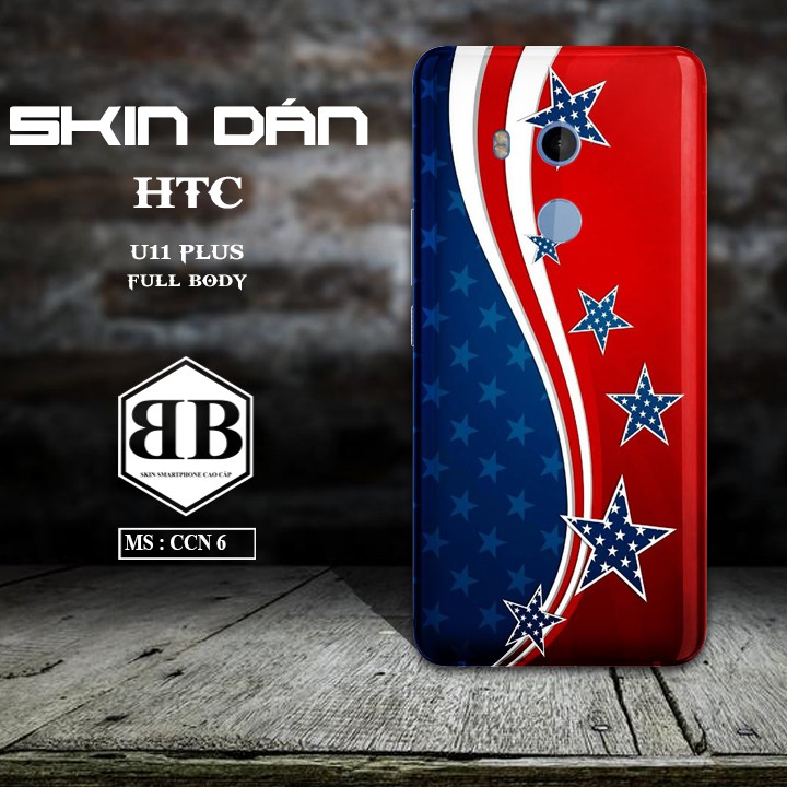 Dán Skin HTC U11 Plus Keo Dán Chuẩn 3M dùng thay ốp lưng in hình cực đẹp