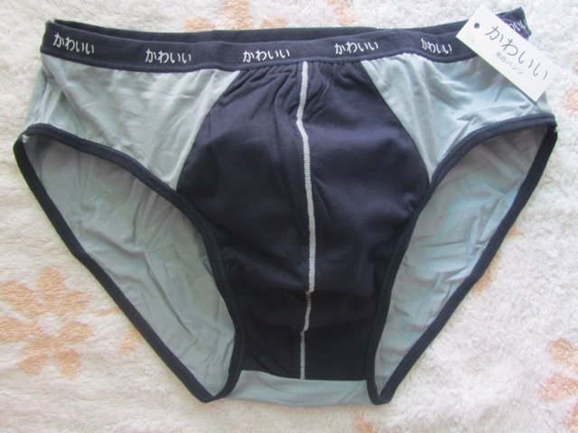 5 quần sịp nam  xuất nhật 100% cotton kèm túi zip kiểu SỊP CHÉO