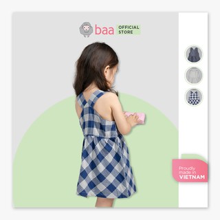 Đầm xòe cho bé BAA BABY 2 dây chéo ở lưng bé gái từ 9 tháng - 5 tuổi - GT-AD24C