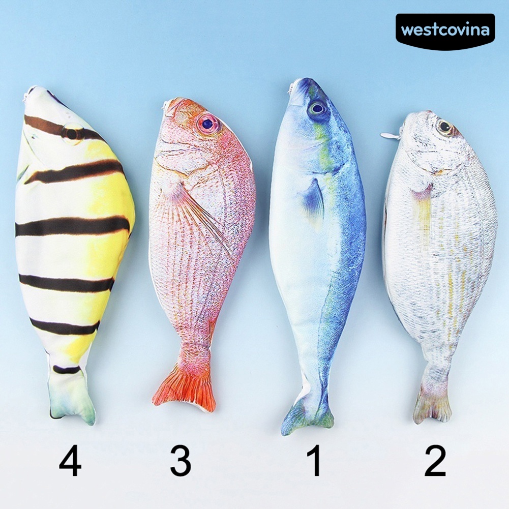 [Hot]✍Túi Đựng Bút Hình Con Cá Sáng Tạo