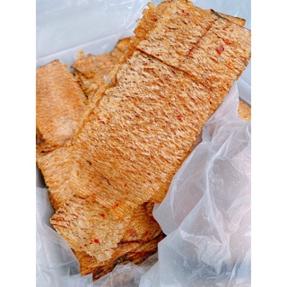 Mực cán tẩm gia vị cay [ lon Pet 200g]