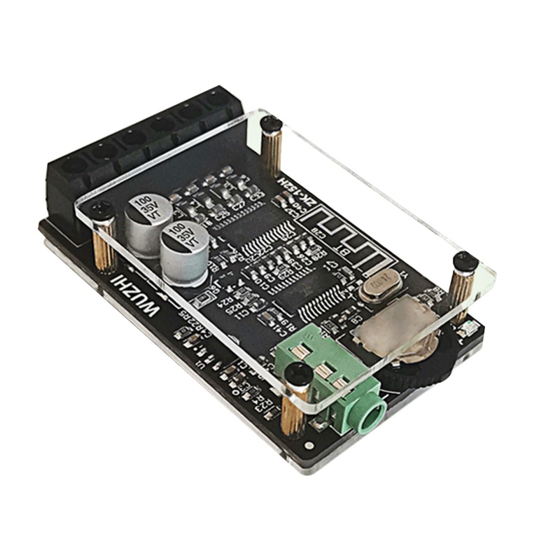 Bảng mạch khuếch đại âm thanh kỹ thuật số mini 2x15W Bluetooth 5.0 hai kênh hỗ trợ AUX