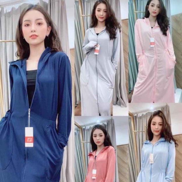 Áo Chống Nắng Nữ Toàn Thân Vải Nhật Thông Hơi !