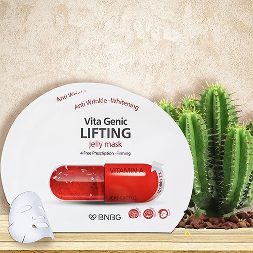 Combo 10 Mặt nạ dưỡng ẩm giúp nâng cơ và săn chắc da BNBG Vita Genic Lifting Jelly Mask  30ml x