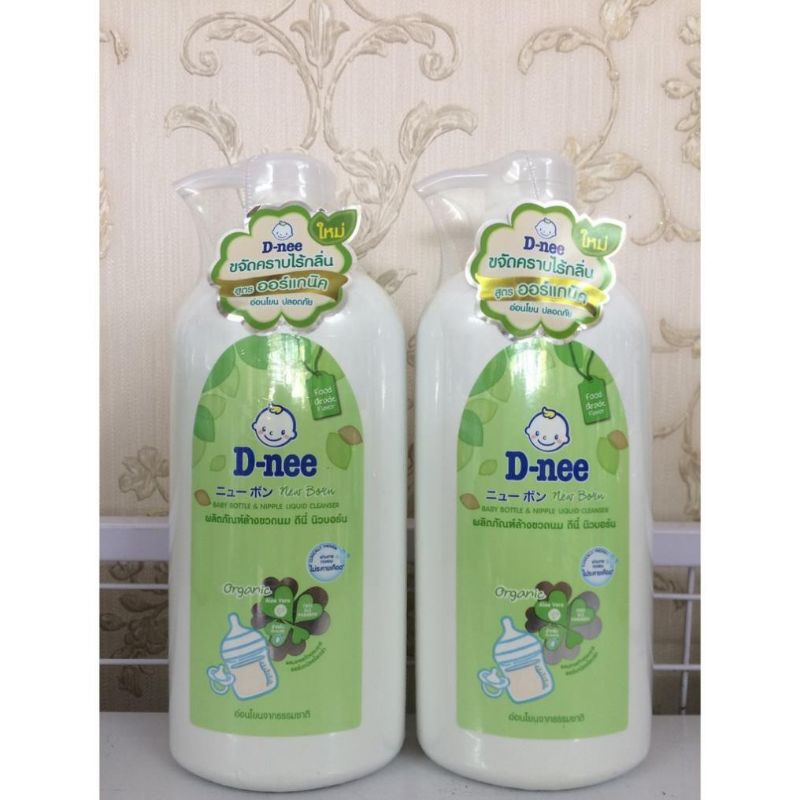 Nước xúc bình sữa Dnee, rửa bình sữa Dnee dạng túi (bịch)600ml hàng THÁI