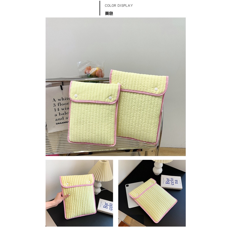 Túi Đựng Laptop 13 Inch 11 Inch Màu Macaron Phong Cách Hàn Quốc Mới