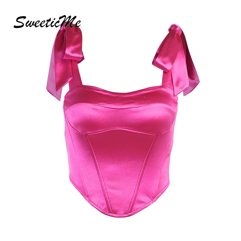 Áo satin trễ vai thiết kế mới quyến rũ thời trang dành cho nữ