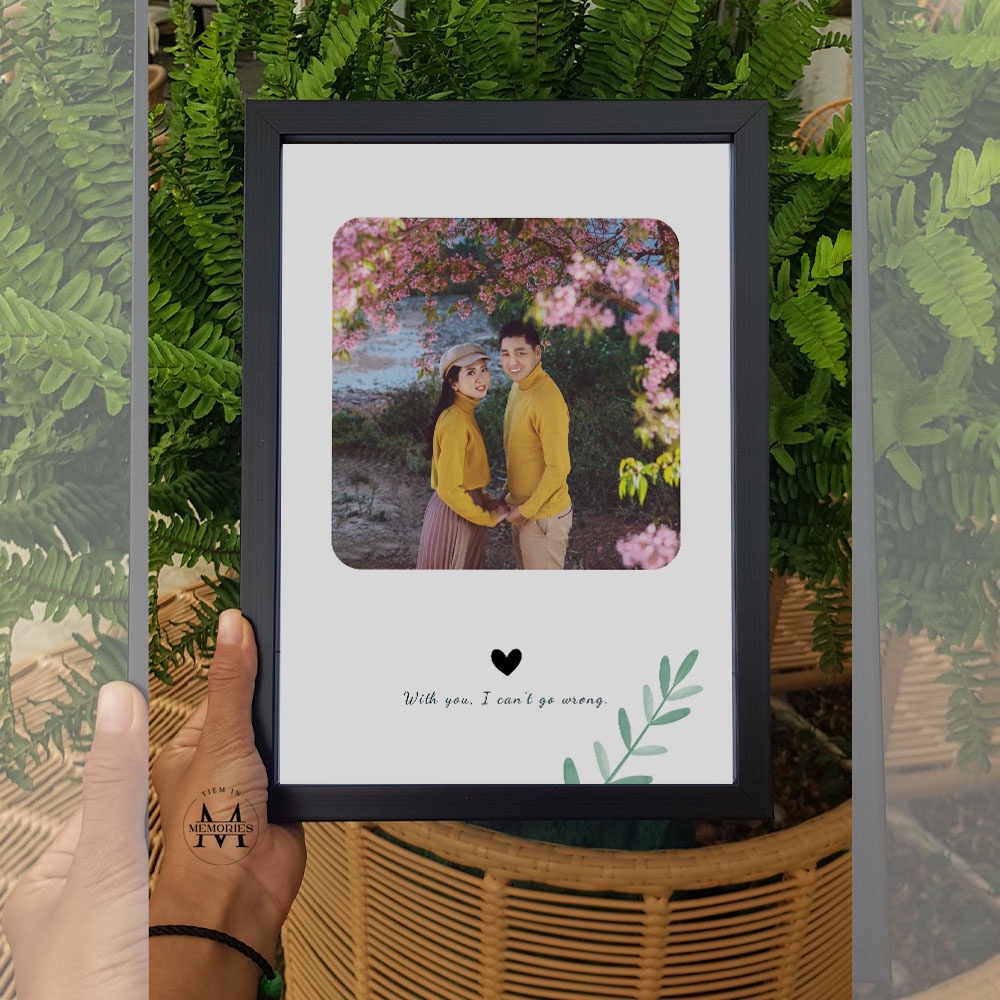 In ảnh theo yêu cầu - sáng tạo 1 ảnh kèm ghi chú - size a3, a4 - Tiệm in Memories - in ảnh để bàn, in hình treo tường