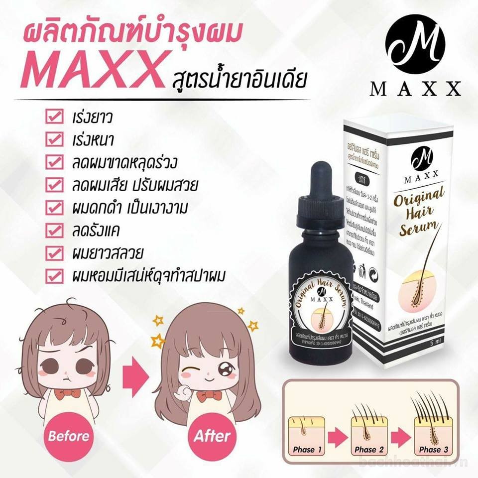 Serum ƙích nang lông Maxx Original Hair