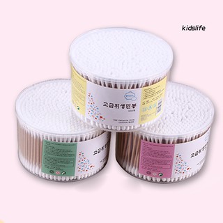 Set 500 tăm bông hai đầu dùng một lần tiện dụng