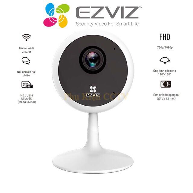Camera wifi ezviz C1C B Đàm thoại 2 chiều ,Tích hợp míc thu âm thanh, Hình ảnh Full HD 1080P - BẢO HÀNH 24 Tháng