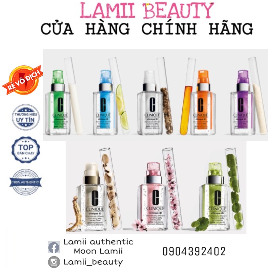 SET KEM DƯỠNG VÀ LÕI SERUM CLINIQUE ID