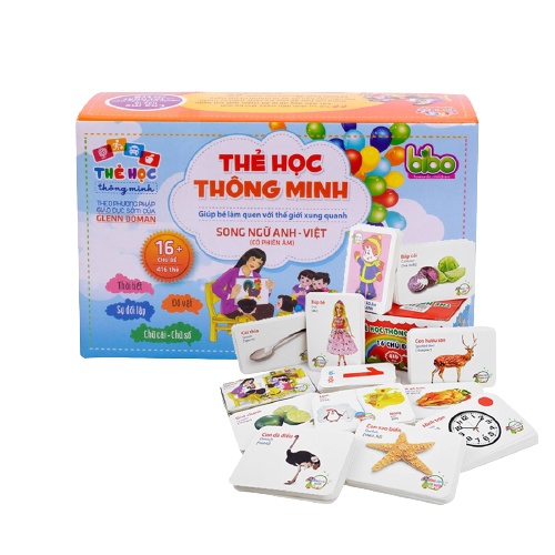 Bộ 415 thẻ học thông minh 16 chủ đề