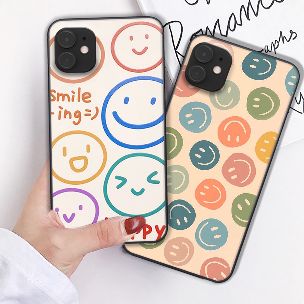 Ốp lưng Iphone 11/11 pro/11 Pro max/12/12 Pro/12 Pro Max/12 mini smile mặt cười siêu đẹp