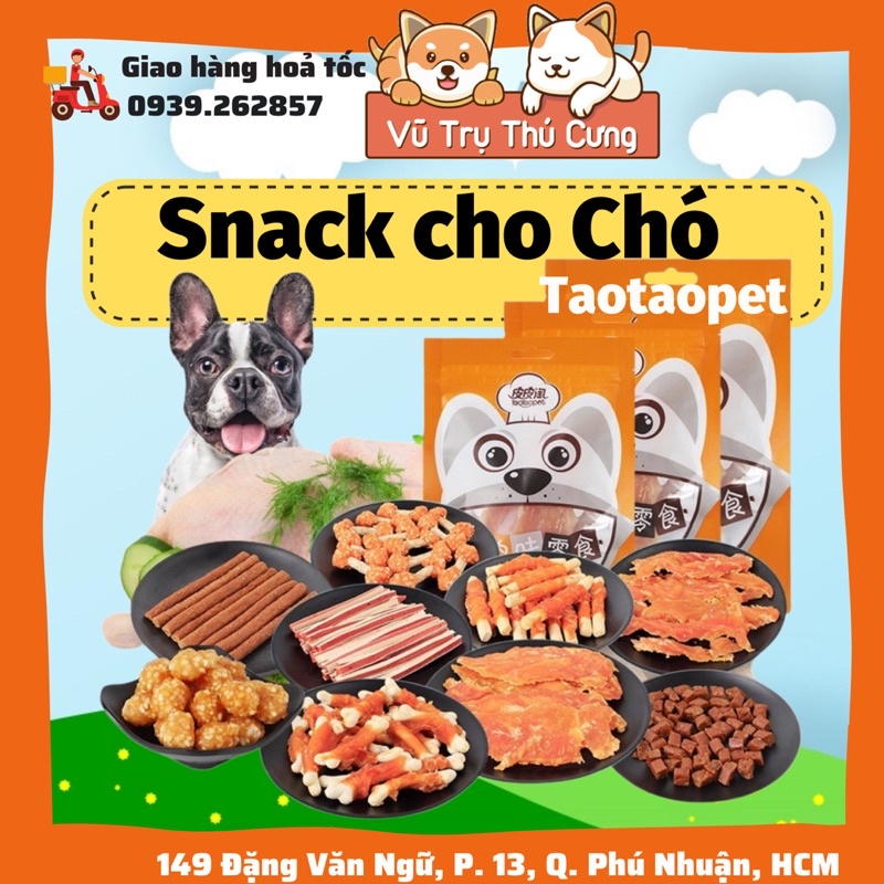 Snack ăn vặt cho Chó Taotaopet, 100g