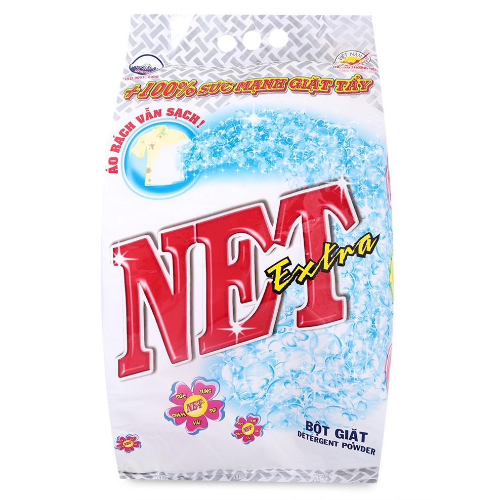 Bột giặt Net Extra siêu sạch 6kg TẶNG Nước rửa chén NET Trà Gừng 750ml