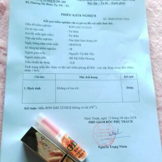 [mini]Son gấc lì Gile handmade