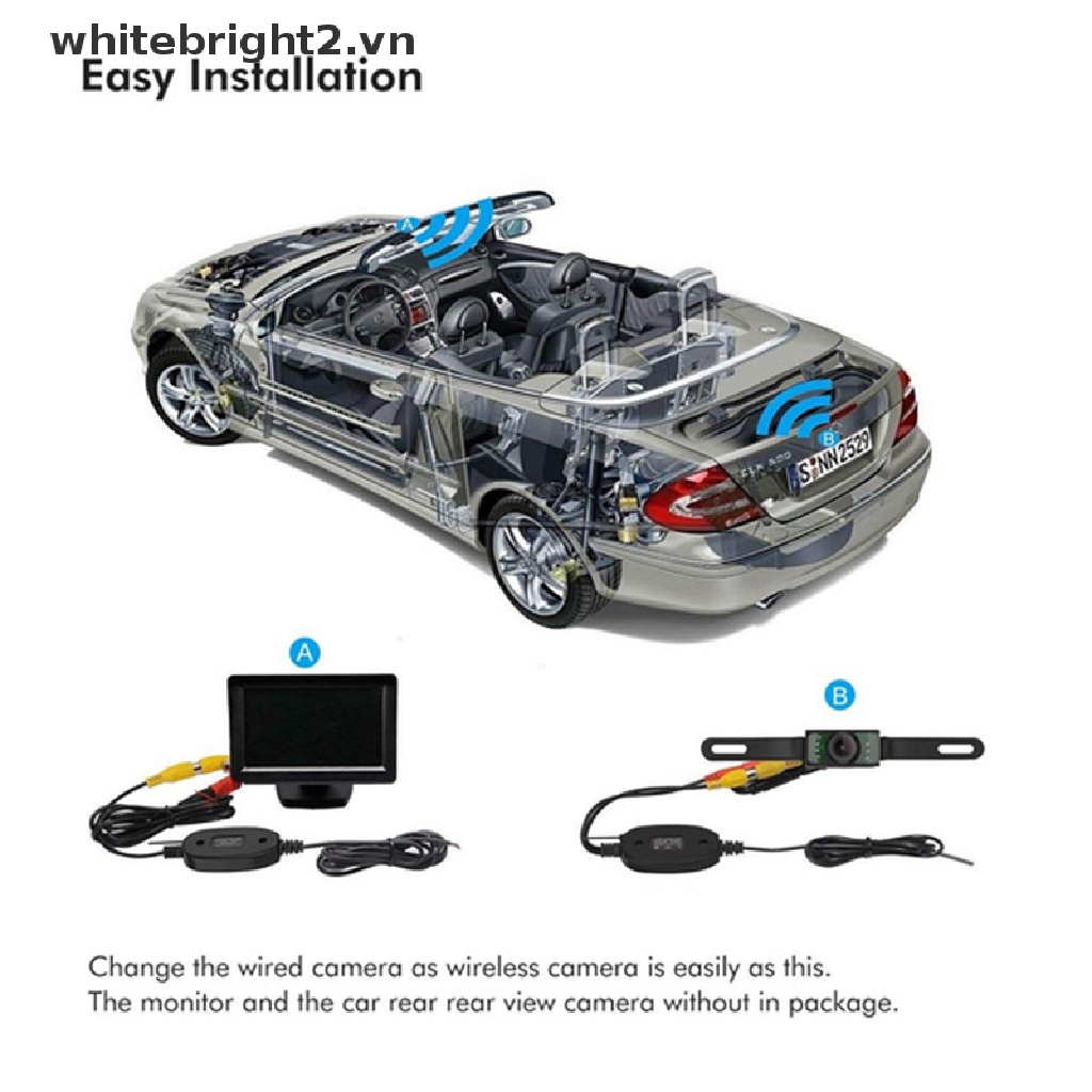 Camera lùi xe không dây 2.4GHZ chuyên dụng cho xe hơi
 | BigBuy360 - bigbuy360.vn